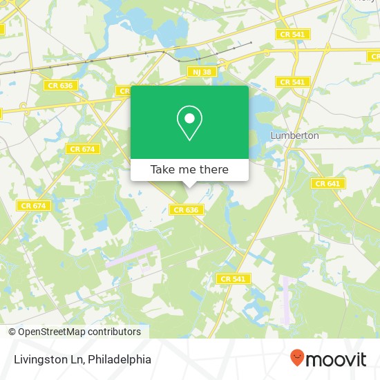 Livingston Ln map