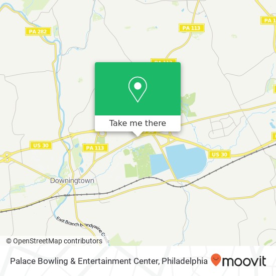 Mapa de Palace Bowling & Entertainment Center