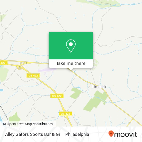 Alley Gators Sports Bar & Grill map