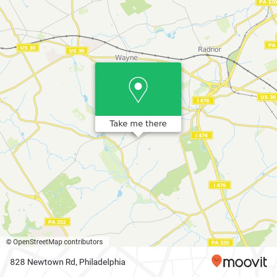 828 Newtown Rd map