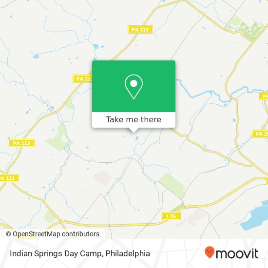 Indian Springs Day Camp map