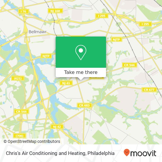 Chris's Air Conditioning and Heating map