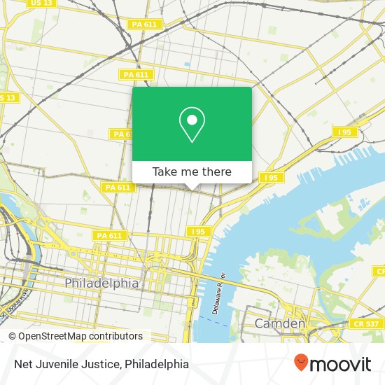 Net Juvenile Justice map
