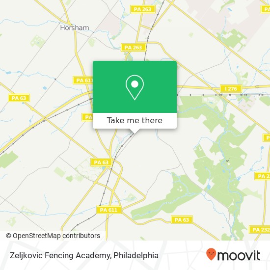 Zeljkovic Fencing Academy map