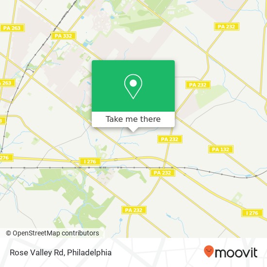 Rose Valley Rd map