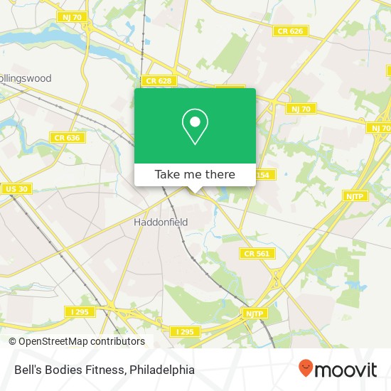 Bell's Bodies Fitness map