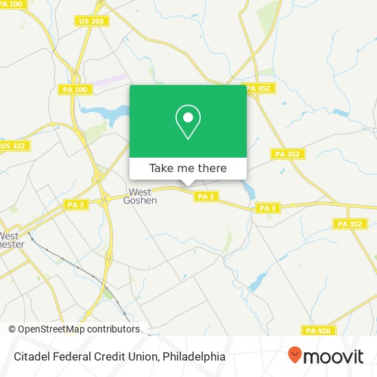 Citadel Federal Credit Union map