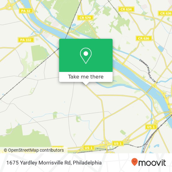 1675 Yardley Morrisville Rd map