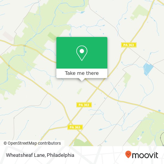 Mapa de Wheatsheaf Lane