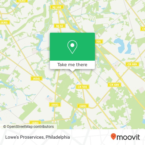 Lowe's Proservices map