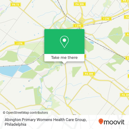 Abington Primary Womens Health Care Group map