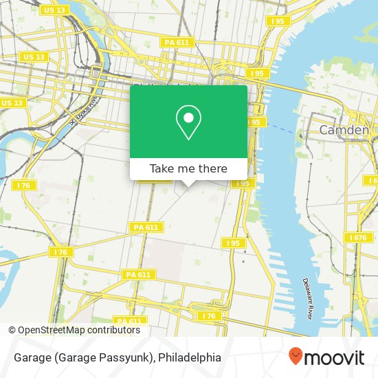 Garage (Garage Passyunk) map