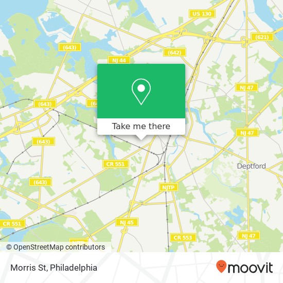 Mapa de Morris St