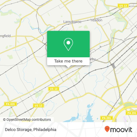 Mapa de Delco Storage