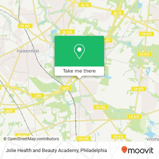 Mapa de Jolie Health and Beauty Academy