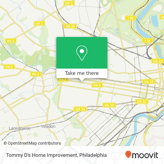 Mapa de Tommy D's Home Improvement