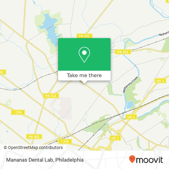 Mananas Dental Lab map