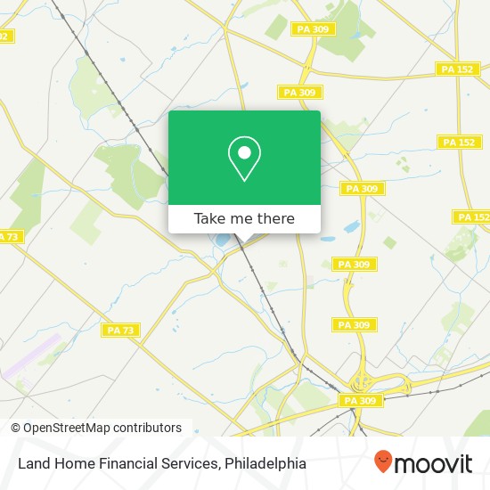 Land Home Financial Services map