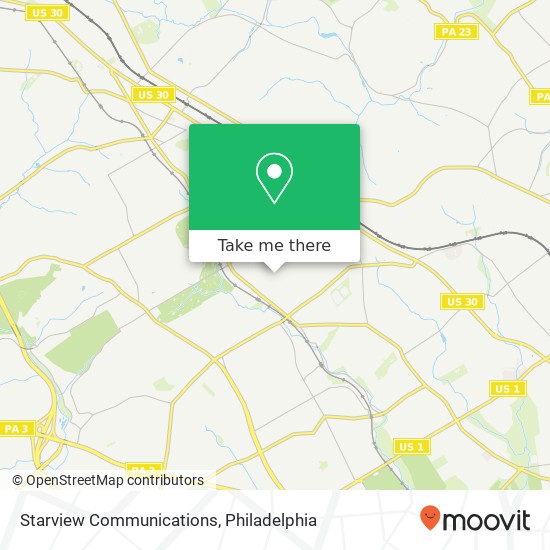 Starview Communications map