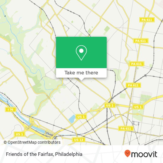 Friends of the Fairfax map