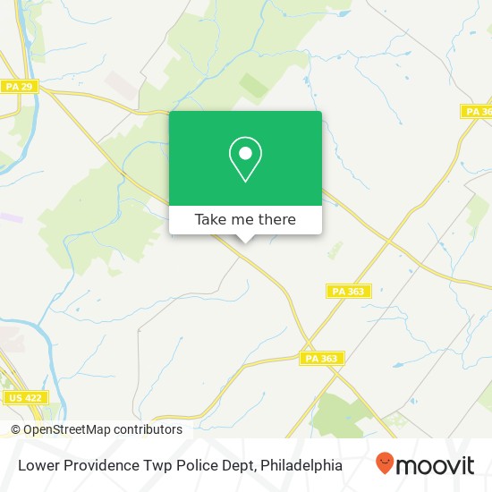 Mapa de Lower Providence Twp Police Dept