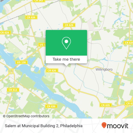 Salem at Municipal Building 2 map