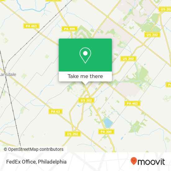 FedEx Office map