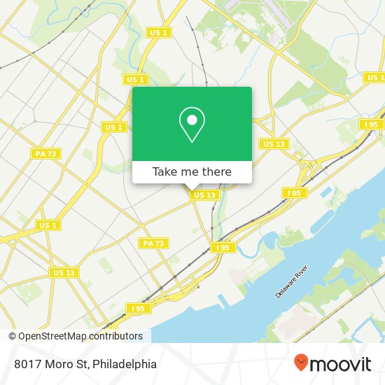 8017 Moro St map