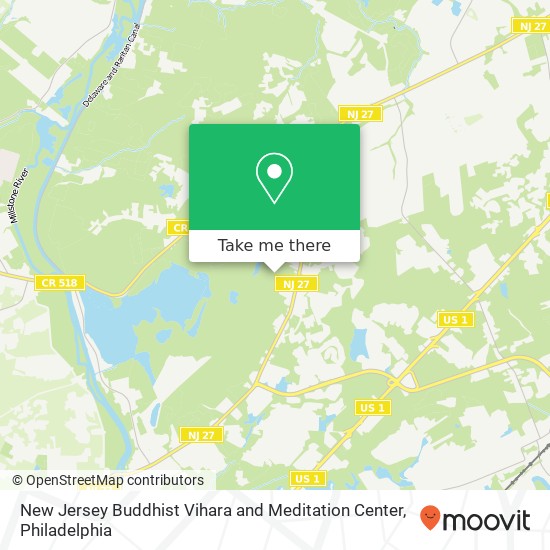 New Jersey Buddhist Vihara and Meditation Center map