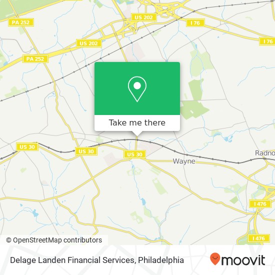 Mapa de Delage Landen Financial Services