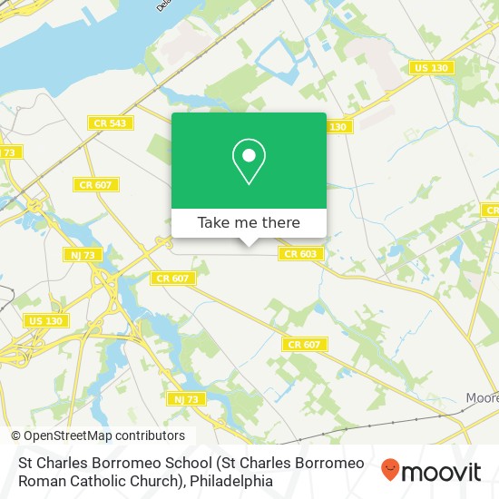 St Charles Borromeo School (St Charles Borromeo Roman Catholic Church) map