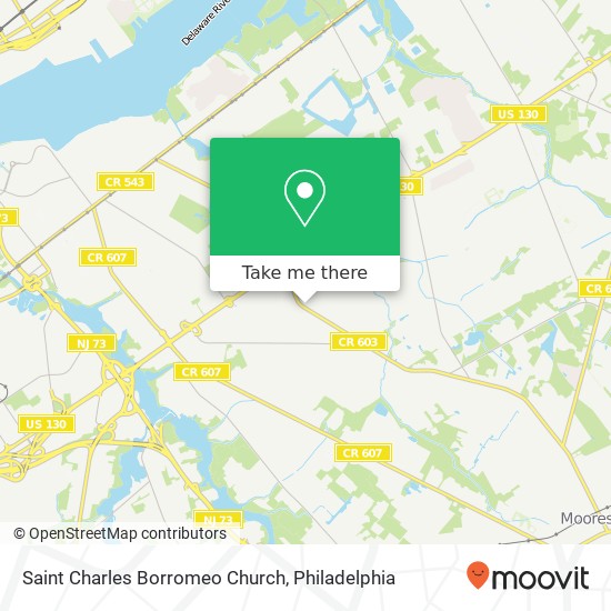 Saint Charles Borromeo Church map