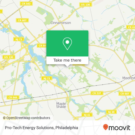 Pro-Tech Energy Solutions map