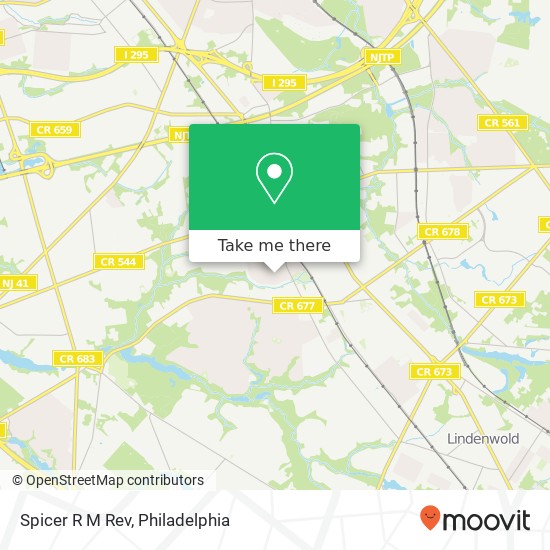 Spicer R M Rev map