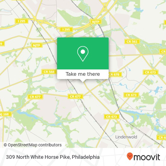 Mapa de 309 North White Horse Pike