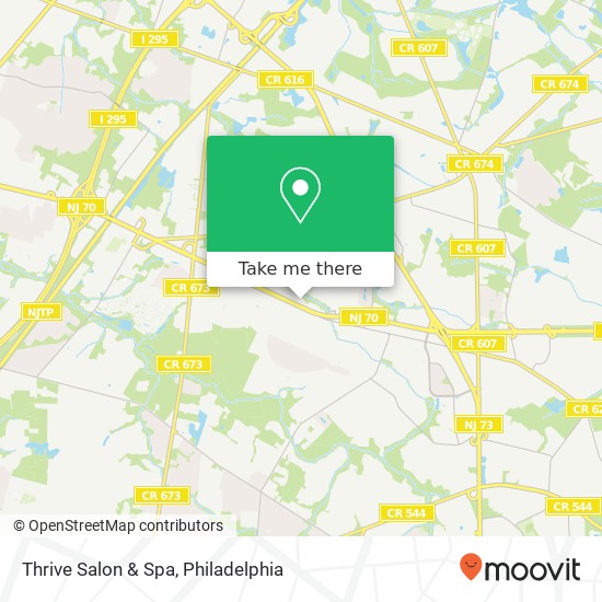 Thrive Salon & Spa map