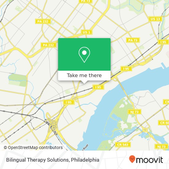 Mapa de Bilingual Therapy Solutions