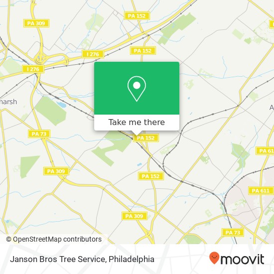 Janson Bros Tree Service map