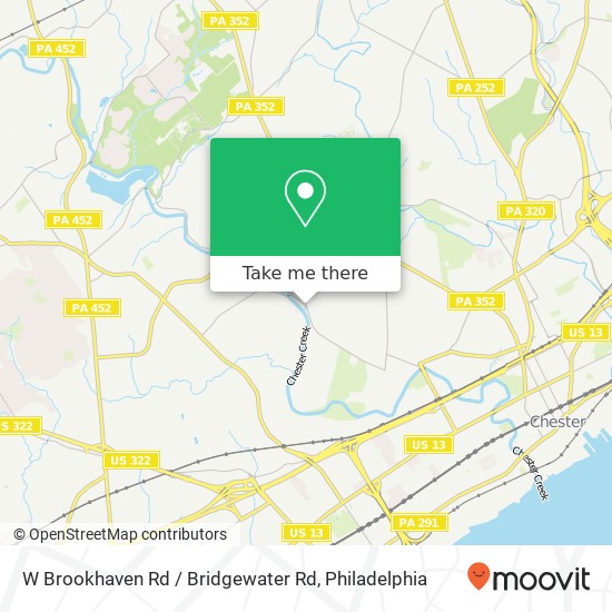 W Brookhaven Rd / Bridgewater Rd map