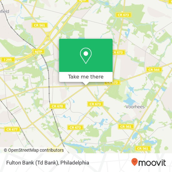 Fulton Bank (Td Bank) map