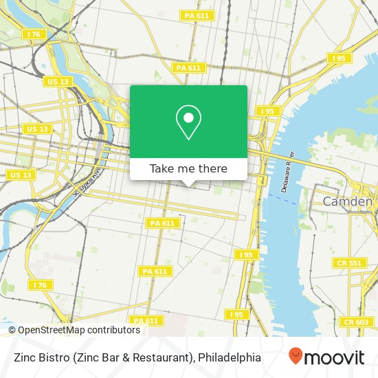 Zinc Bistro (Zinc Bar & Restaurant) map