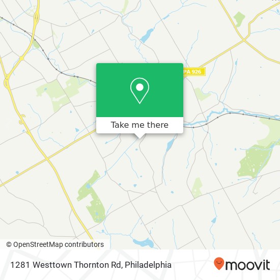 1281 Westtown Thornton Rd map