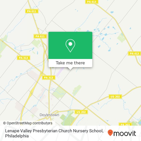 Mapa de Lenape Valley Presbyterian Church Nursery School