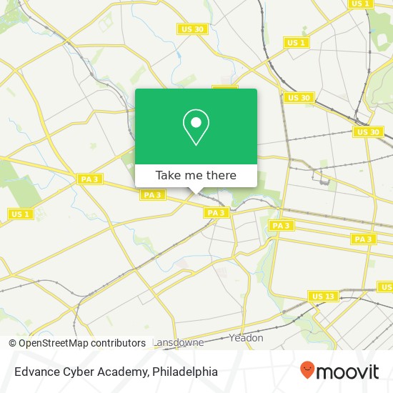 Edvance Cyber Academy map