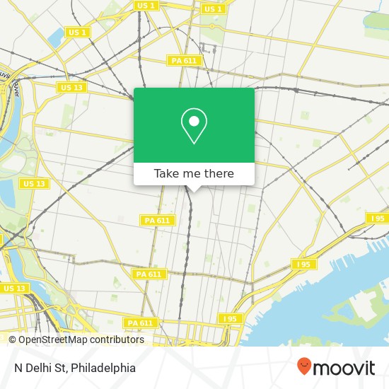 Mapa de N Delhi St