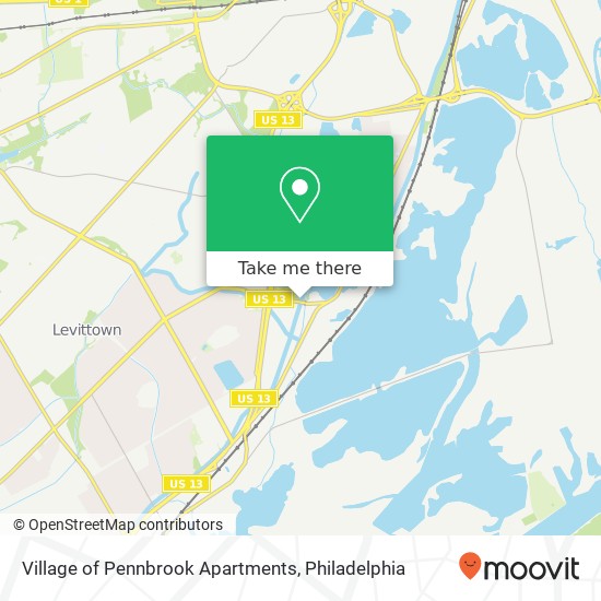 Village of Pennbrook Apartments map