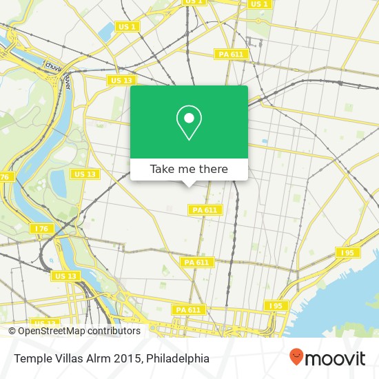 Mapa de Temple Villas Alrm 2015