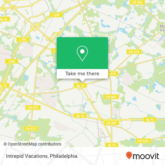 Intrepid Vacations map