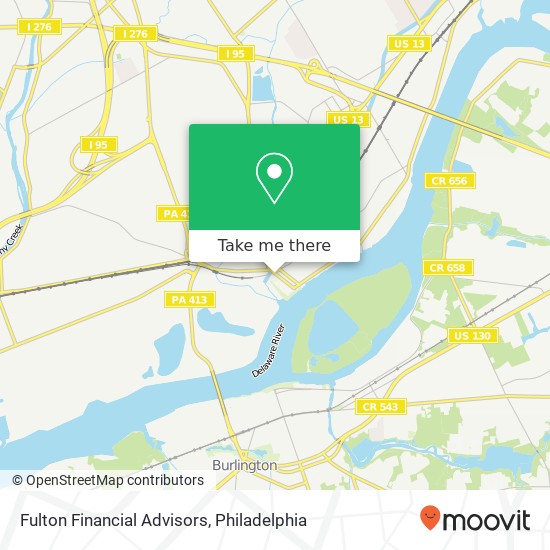 Fulton Financial Advisors map