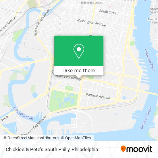 Mapa de Chickie's & Pete's South Philly